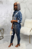Ripped Short Denim Jacket