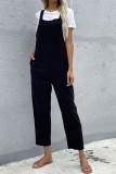 Solid Color Pocket Jumpsuit Unishe Wholesale