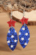 Pentagram Independence Day Earrings Unishe Wholesale MOQ 5pcs