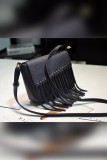 Sweet PU Leather Tassel Messenger Hand Bag MOQ 3pcs