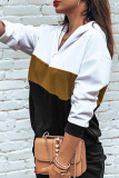Black Three-Tone Combo Hoodie