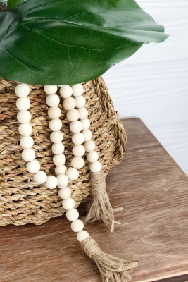 Beads Hemp Rope Tassel String