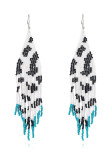 Cow Pattern Beads Earrings MOQ 5pcs