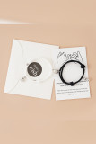 Little Dinasaur Magnet Heart Couple Bracelets MOQ 5pcs