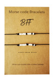 Morse Code Beads Bracelets