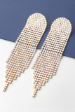 Rhinestone Tassel Earrings MOQ 3pcs