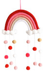 Home Decoration Woven Cloud Rainbow Wall Decoration MOQ 3PCS