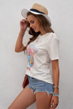 Rock N Roll Never Die Graphic Distressed Tee