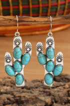 Turquoise Cactus Earrings MOQ 5PCs