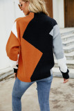 Wave Color Block Pullover Sweaters