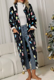 Colorful Hooded Flannel Fluffy Long Robe
