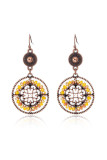 Alloy and Stones Boho Earrings MOQ 5pcs