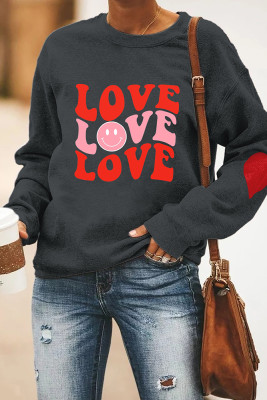 Valentines Day Heart Pullover Longsleeve Sweatshirt Unishe Wholesale