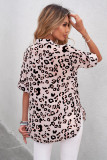 Leopard Print Short Sleeve Shirt