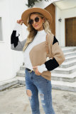 Wave Color Block Pullover Sweaters