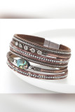 Crystals and Stones Multilayer Bracelet MOQ 5pcs