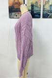 Solid Color Cable Knit Pullover Sweater Unishe Wholesale