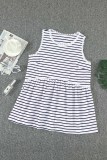 Black Striped Tank Top