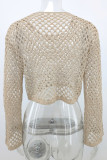 Hollow Out Knitted Beach Mesh Cover Up Unishe Wholesale
