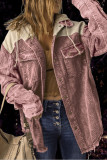 Patchwork Color Contrast Double-pocket Hoody Jacket Unishe Wholesale
