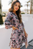 Multicolor Ruffle Tiered Babydoll Style Mini Dress