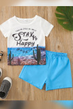 Boys Sports Short Sleeve T-Shirt Shorts Set Unishe Wholesale
