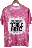 Terrible Thirties O-neck Short Sleeve Top Women UNISHE Wholesale