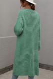 Plain Open Long Length Sweater Cardigans