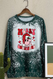 Merry Christmas Retro Smiley Face Long Sleeves Top Unishe Wholesale