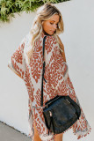 Orange Prowess Pom Pom Kimono