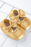 Baby Romper with Ruffle Shorts Shoes and Bow 4pcs Set