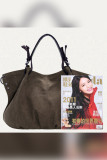 Canvas Bag With PU Leather Buckle Hand Bag Unishe Wholesale MOQ3PCS