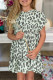 Little Girl Leopard Ruffle Dress