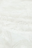 White Lace Hollow Out Sleeveless T-Shirt