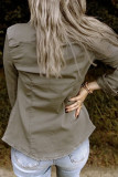 Button Down Pockets Jacket Women UNISHE Wholesale