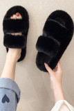 Winter Flat Warm Fluffy Slippers