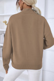 Turtleneck Plain Knitting Sweater