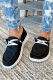 Black Solid Shoes