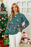 Christmas Stocking Snowflake Knit Sweaters