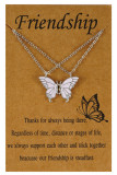 Friendship Butterfly Necklace MOQ 5pcs