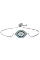 Rhinestone Eye Chain Bracelet MOQ 5PCs