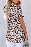 Leopard Print Short Sleeve Shirt