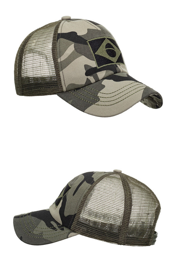 Camouflage Embroidery Baseball Hat MOQ 3pcs