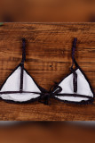Plain Glitter Fabric 2pcs Bikini Set