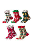 Christmas Pattern Knit Sockings MOQ 5pcs