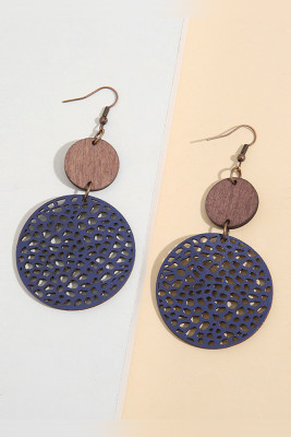 Boho Hollow Out Circle Earrings MOQ 5pcs