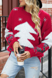 Xmas Tree Knit Pullover Sweaters