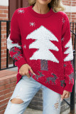 Xmas Tree Knit Pullover Sweaters