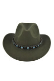 Turquoise Woolen Jazz Hat Unishe Wholesale MOQ 3pcs