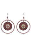 Vintage Wood Beads Tassels Earring Sets MOQ 5pcs